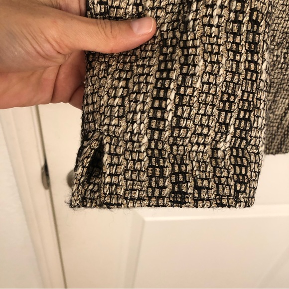 Lafayette 148 Tweed Patterned Jacket sz 6 Blazer textured like new - Picture 10 of 12